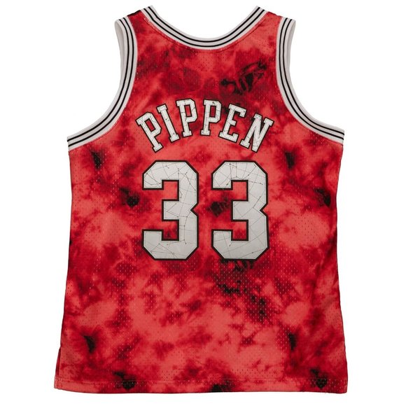 🆕 Mitchell & Ness Chicago Bulls Scottie Pippen 1997-98 Swingman Galaxy Jersey - Picture 2 of 3